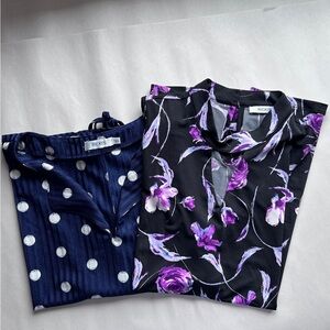 Ricki’s Women’s Tops lot of 2. Short Sleeve and Sleeveless Women’s Size Large